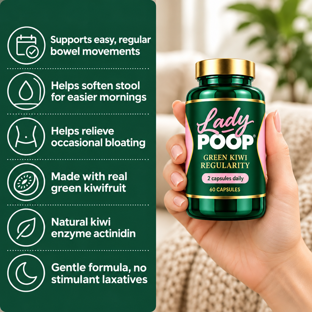 Lady Poop Green Kiwi